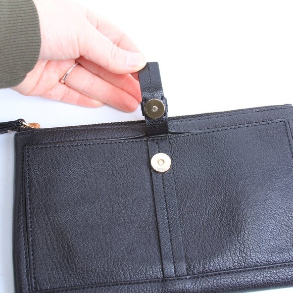 kate spade Black Leather Wallet Wristlet NWOT - Picture 7 of 13